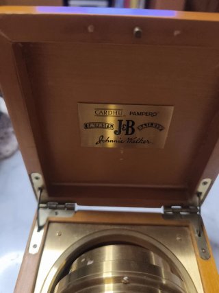 Reloj Marino madera latón