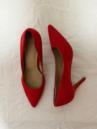 Zapatos de tacón H&M rojos talla 38