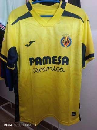 Camiseta Villarreal  Amarilla Talla l