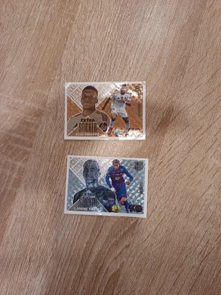 Cromo Extra Sticker Mbappé y Lamine Yamal