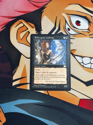 Carta MTG Poltergeist malicioso Weatherlight Retro