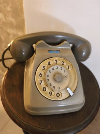 Telefono vintage 1981 beige/grigio