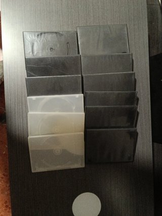 Lote de 12 Cajas para DVD