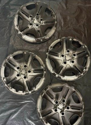 Tapacubos Mercedes Benz 16 Plata