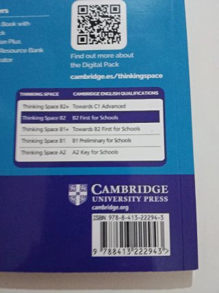 Thinking Space B2 Workbook with Digital Pack