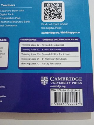 Thinking Space B2 Workbook with Digital Pack