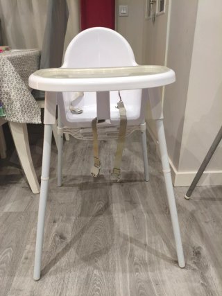 Trona para bebé blanca