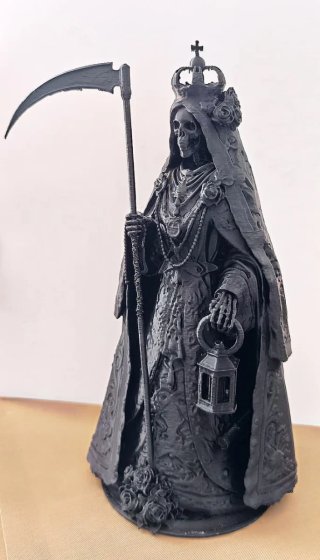 Figura Santa Muerte Negra