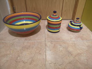 Set de 3 Piezas de Cerámica Artesanal