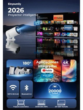 Proyector Portátil Blanco