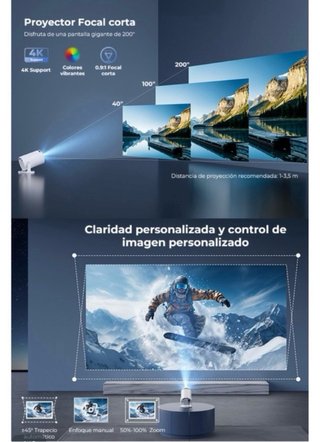 Proyector Portátil Blanco