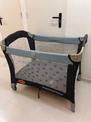 Cuna de viaje plegable Graco y colchón Bbest