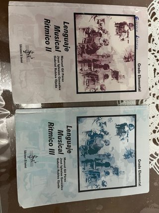 Libros Lenguaje Musical Rítmico II y III