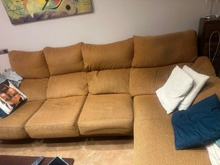 REGALAMOS Sofá 3 plazas + chaise longue RECOGER