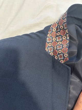 Traje azul marino
