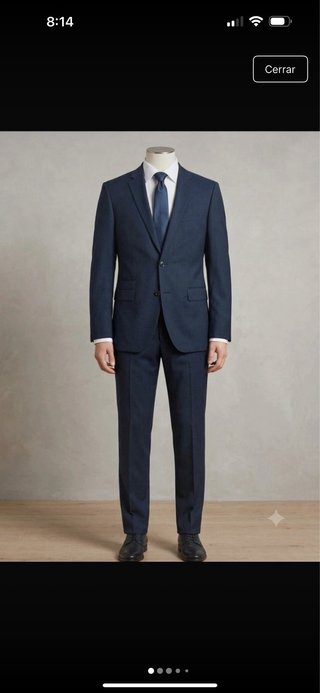 Traje azul marino