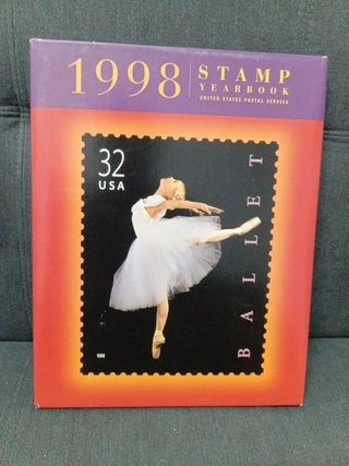 Anuario Vintage de 1998 sellos EEUU (sin sellos)