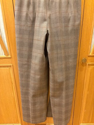 Pantalones de cuadros Mango marrones
