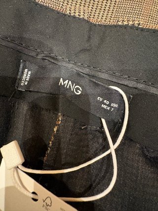 Pantalones de cuadros Mango marrones