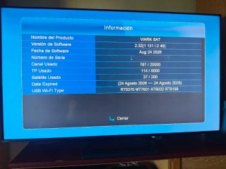 Decodificador Satélite Viark Sat