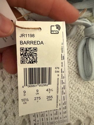 Adidas Barreda JR Zapatillas Talla 43 1/3 Nuevas