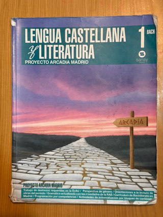 Libro de lengua de primero bachillerato