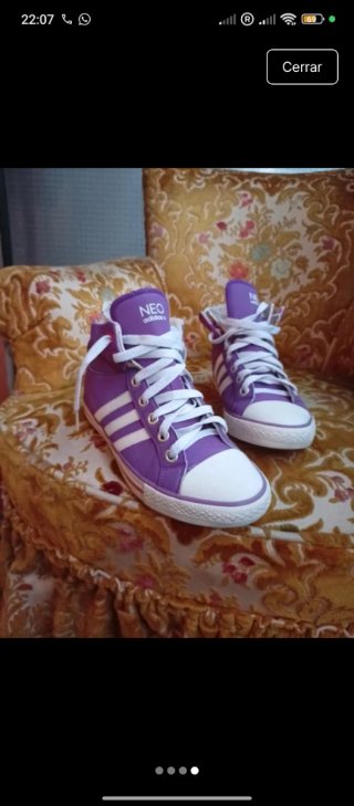Zapatillas Adidas Neo Moradas