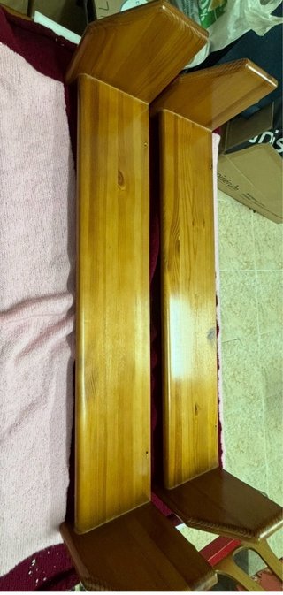 2 Estanterías Madera Pino Miel
