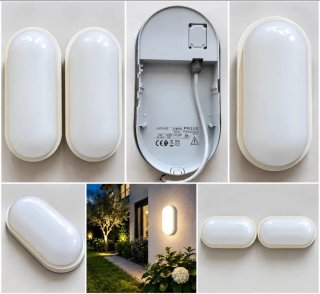 Pack 2 Apliques LED PRILUX Lucca 18W IP65