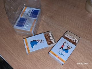 6 Cajas de Cerillas Vintage Años 60