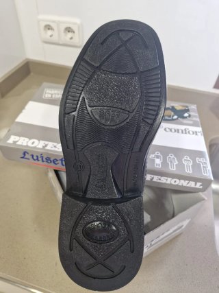 Zapatos Luisetti Confort Negros Talla 41