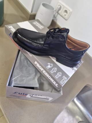 Zapatos Luisetti Confort Negros Talla 41