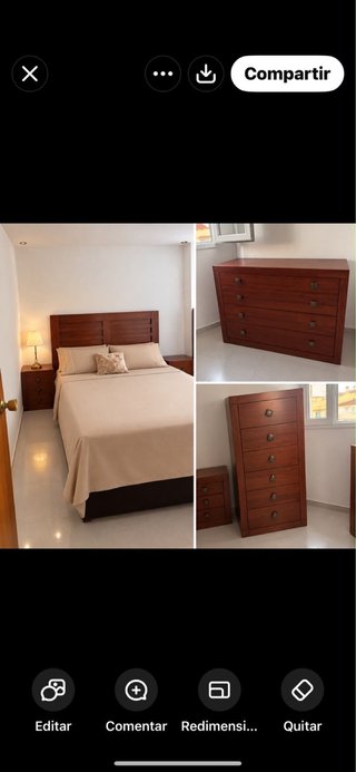 Dormitorio Completo de Madera