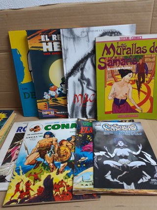 LOTE VARIADO DE MÁS DE 50 COMICS.