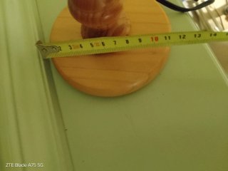 Lámpara de mesa de madera