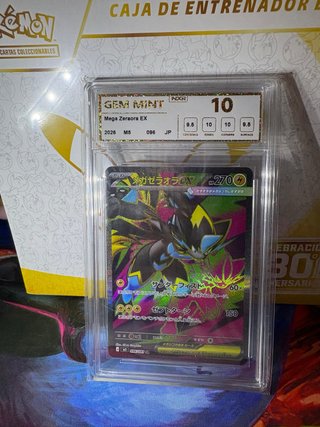 Carta Pokémon Mega Zeraora EX Graduada 10