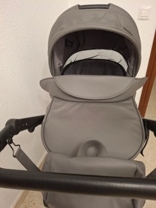 Carro de Bebé Gris y Negro