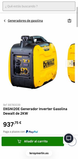 Generador Inverter DeWalt 2KW