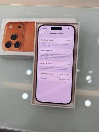 iPhone 17 Pro 256GB Naranja 100%