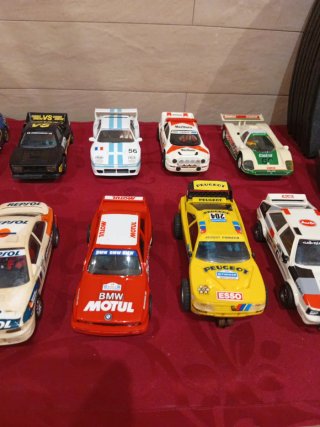 Scalextric con 10 coches y pistas