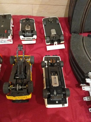 Scalextric con 10 coches y pistas