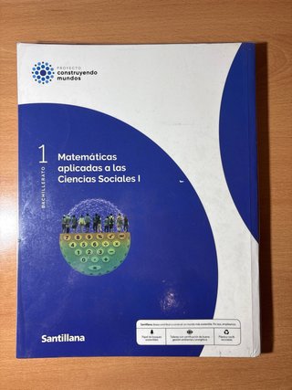 Matemáticas aplicadas a las Ciencias Sociales I...