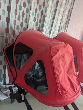 2 Capotas Bugaboo Donkey rojas