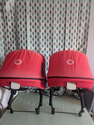 2 Capotas Bugaboo Donkey rojas