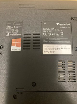 Packard Bell Portátil Negro