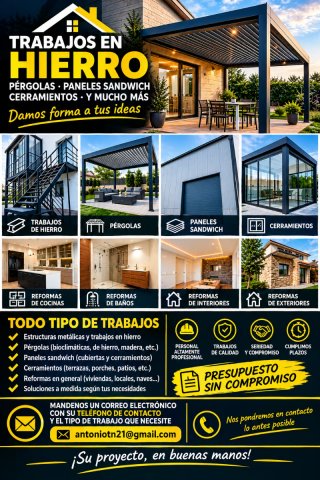 Trabajos hierro , reformas