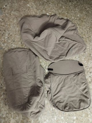 Capota, segunda silla y cubre capazo de invierno