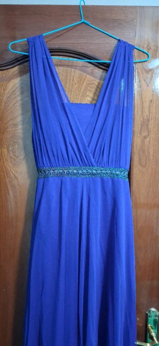 Vestido de fiesta azul