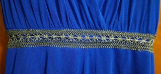 Vestido de fiesta azul