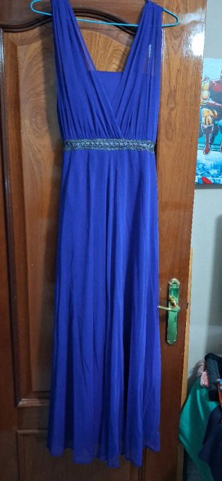 Vestido de fiesta azul
